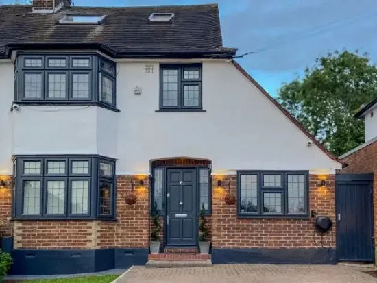 uPVC windows sprayed grey by Xpray Solution